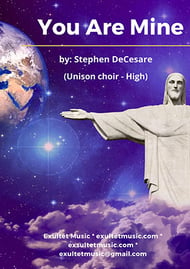 You Are Mine Unison choral sheet music cover Thumbnail